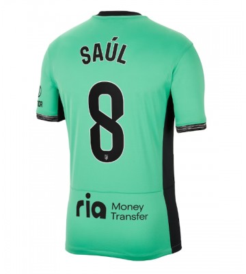 Atletico Madrid Saul Niguez #8 Replica Third Stadium Shirt 2023-24 Short Sleeve